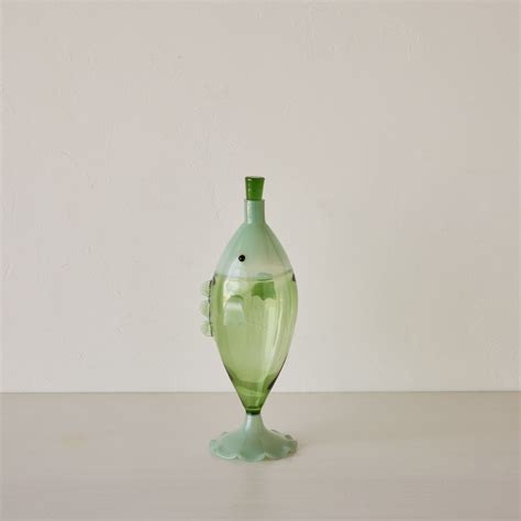 Fish Bottle Carafe, Glass .